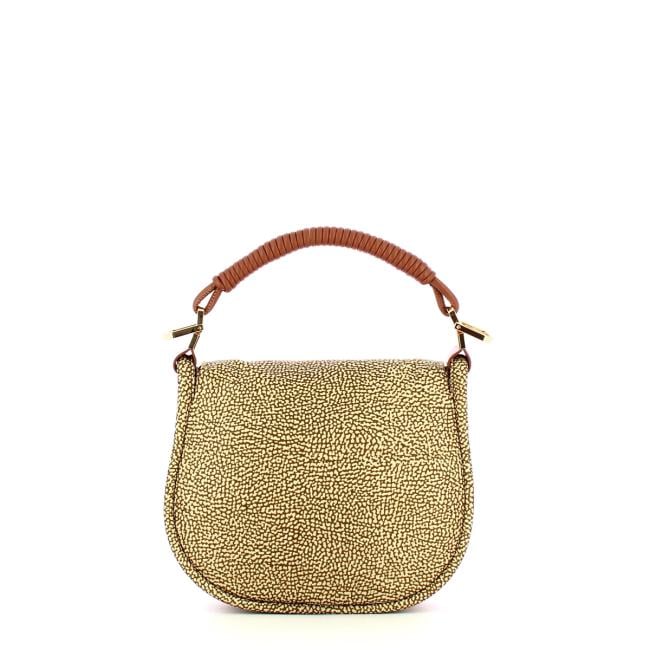 Borbonese Hobo Horseback Small Beige Cuoio - 3