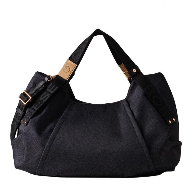 Borbonese Borsa a mano Medium Dark Black - 1