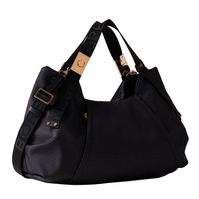 Borbonese Borsa a mano Medium Dark Black - 2
