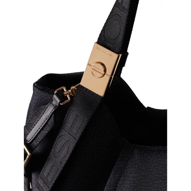 Borbonese Borsa a mano Medium Dark Black - 4