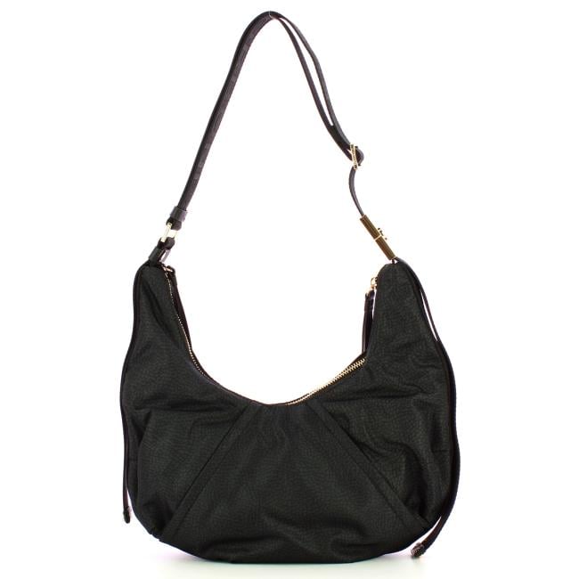 Borbonese Borsa Hobo Small Dark Black - 3