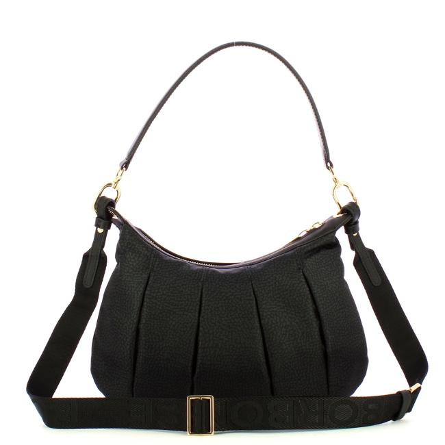 Borbonese Sottospalla Hobo Small Dark Black - 3