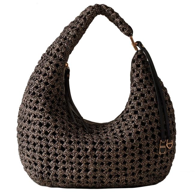 Borbonese Hobo La Nido Medium OP Naturale Nero - 1