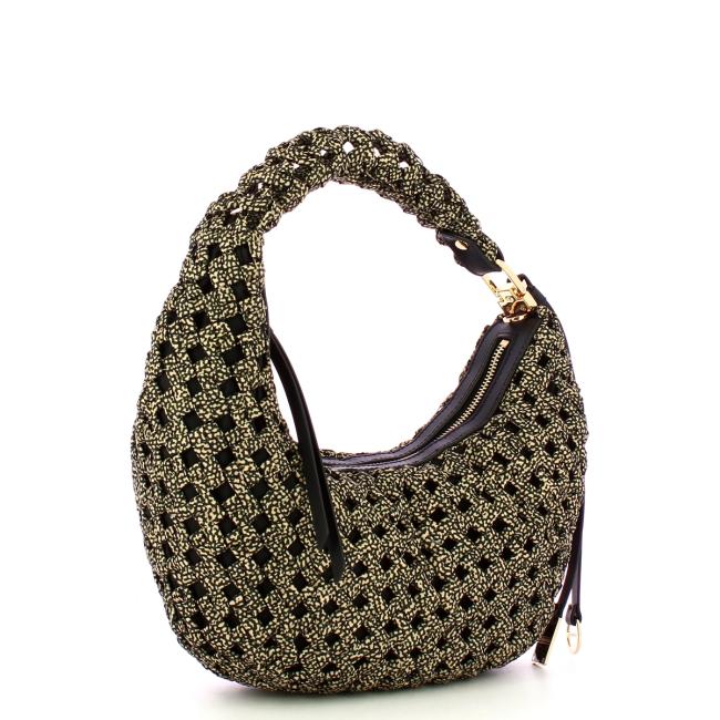 Borbonese Hobo La Nido Mini OP Naturale Nero - 2