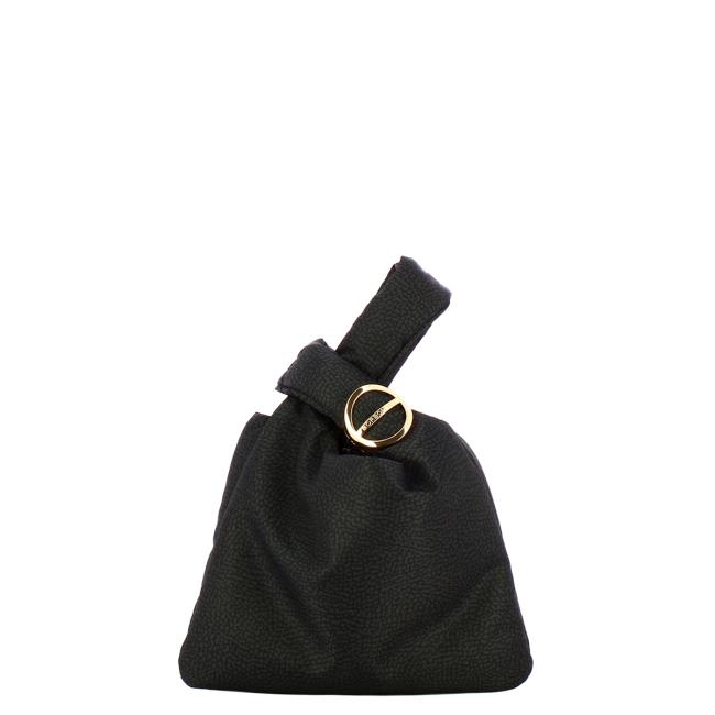 Borbonese Borsa a mano Twinnie Small Dark Black - 1