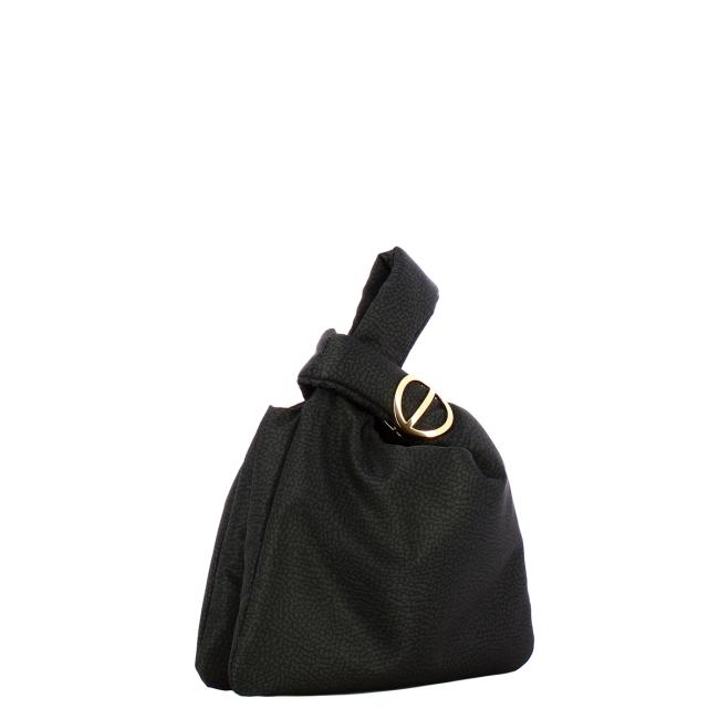 Borbonese Borsa a mano Twinnie Small Dark Black - 2