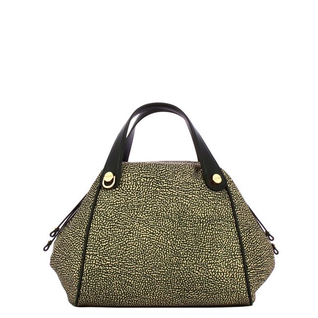 Borbonese Borsa a mano Marie Medium OP Naturale Nero - 1