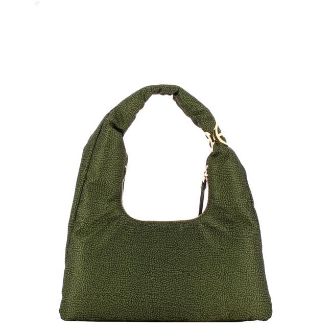 Borbonese Hobo Bag Twinnie Small Alloro - 3