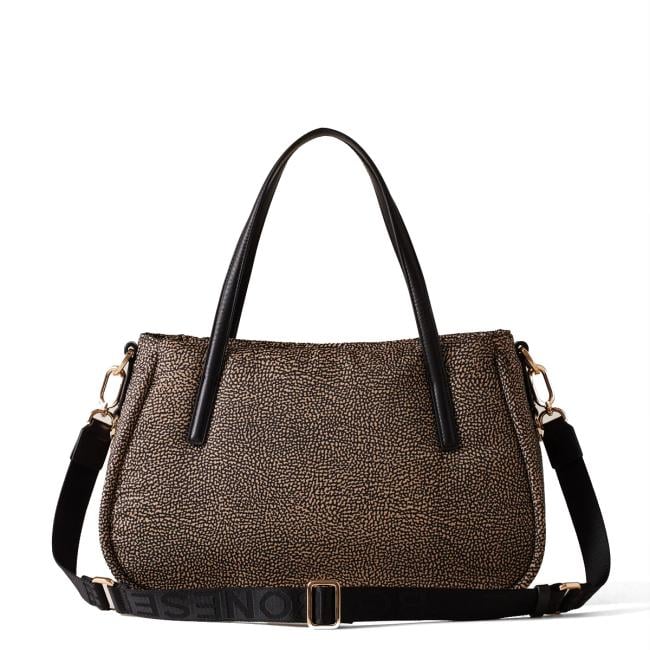 Borbonese Borsa a mano Cahier Medium OP Naturale Medium - 3