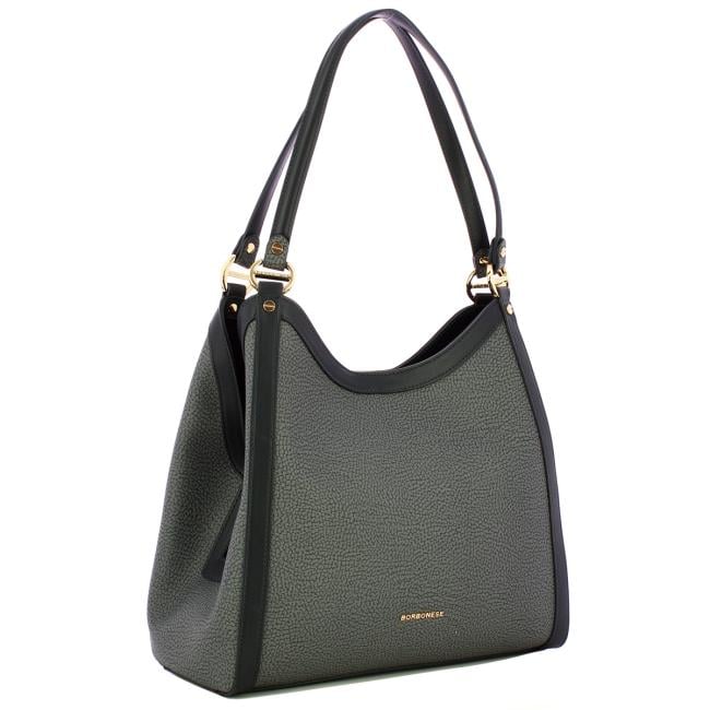 Borbonese Borsa Shopping Ardesia - 2