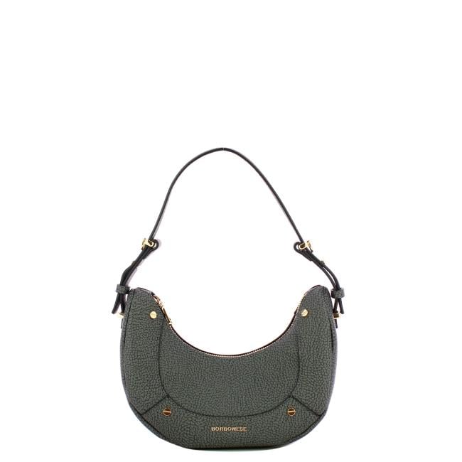 Borbonese Borsa Hobo Small Ardesia - 1