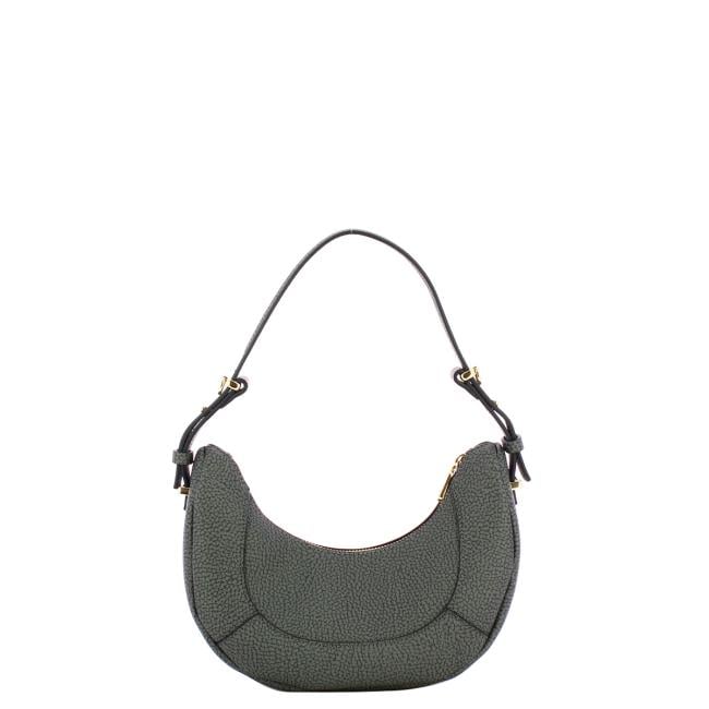Borbonese Borsa Hobo Small Ardesia - 3