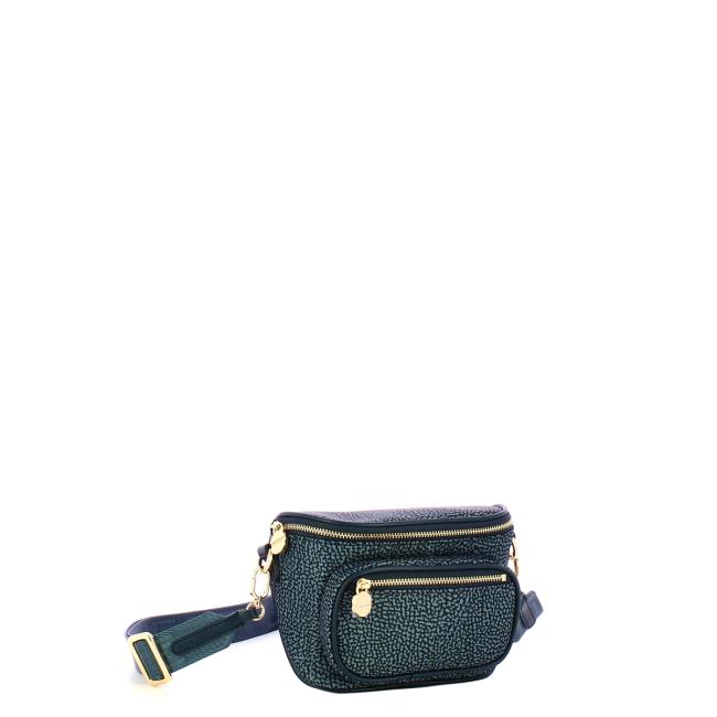 Borbonese Marsupio Mini Blu Lapis - 2