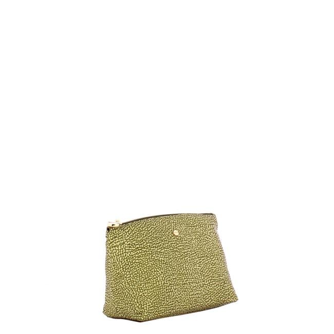 Borbonese Busta Medium in Nylon Riciclato Olive - 2