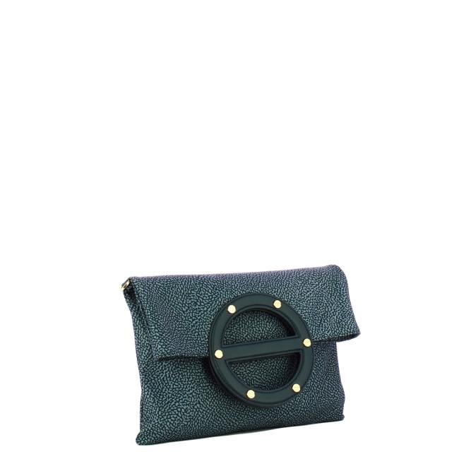 Borbonese Borsa a tracolla Vis a Vis Small Blu Lapis - 2