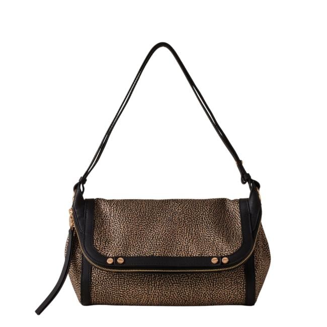 Borbonese Cross Over Frame Small OP Naturale Nero - 1