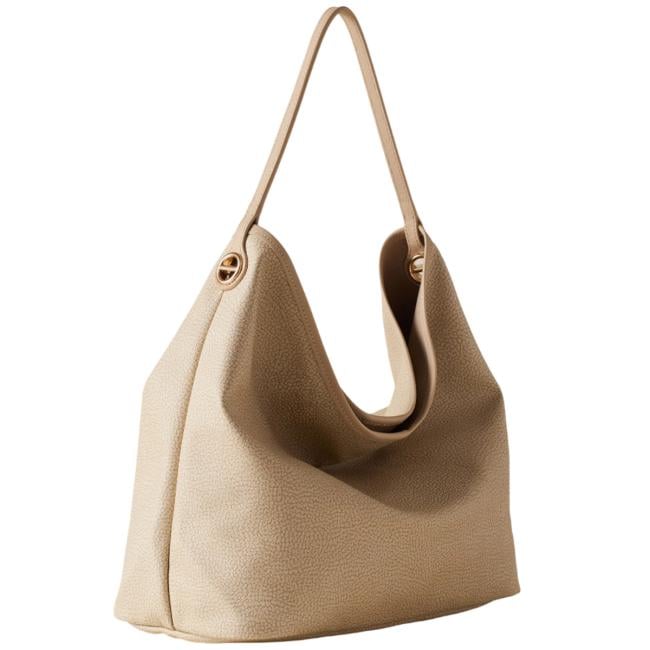 Borbonese Hobo Flight Medium Sabbia - 2