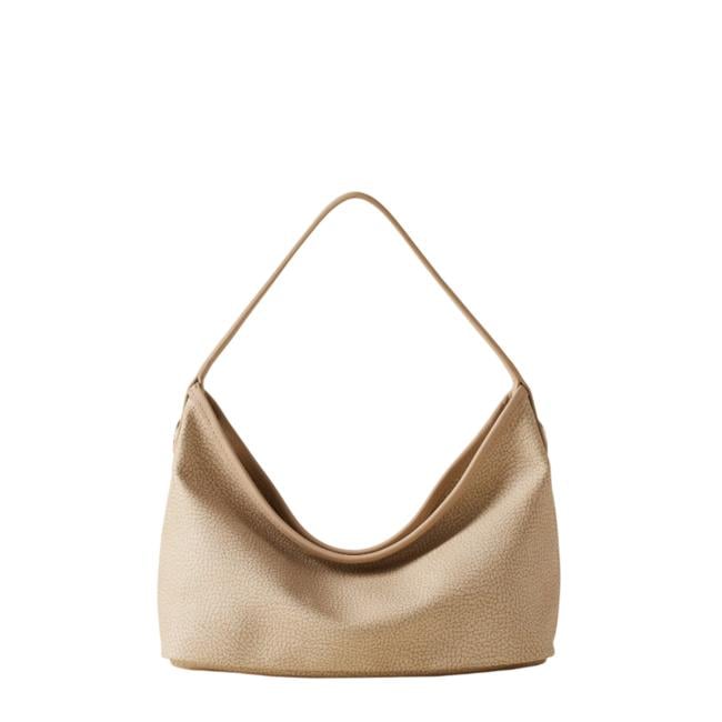 Borbonese Hobo Small Flight Sabbia - 1