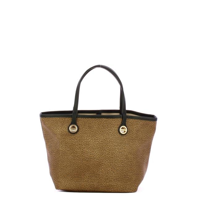 Borbonese Borsa a mano Flight S OP Naturale Nero - 3