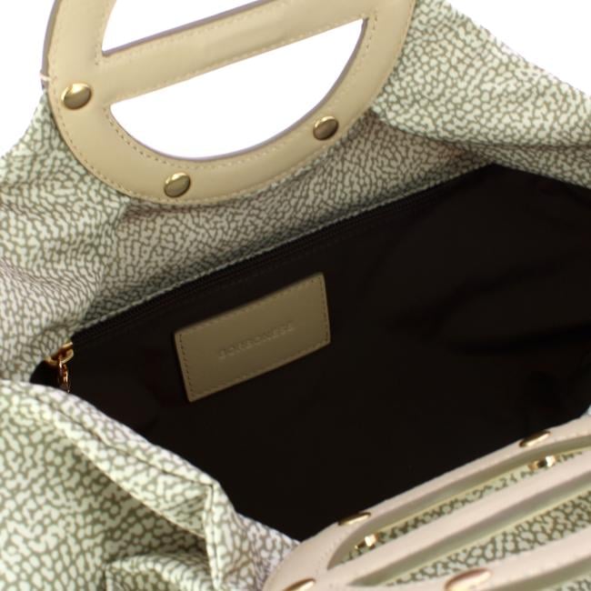 Borbonese Borsa a mano Vis a Vis Medium Sabbia - 5