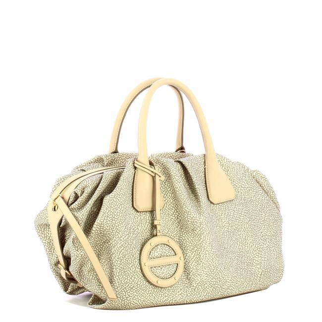 Borbonese Borsa a mano Vis a Vis Sabbia - 2