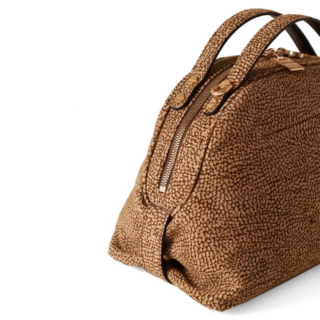Borbonese Borsa a mano Sexy Bag Small in camoscio OP Naturale - 4