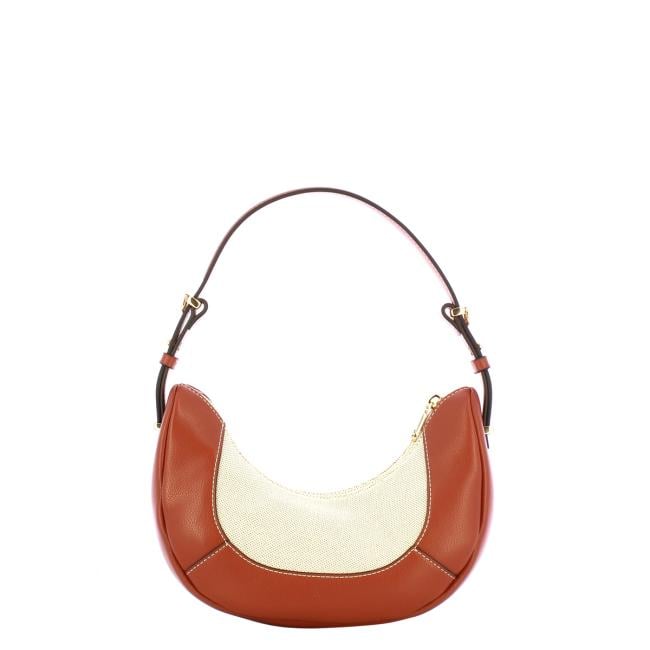 Borbonese Hobo Small Beige Cuoio - 3