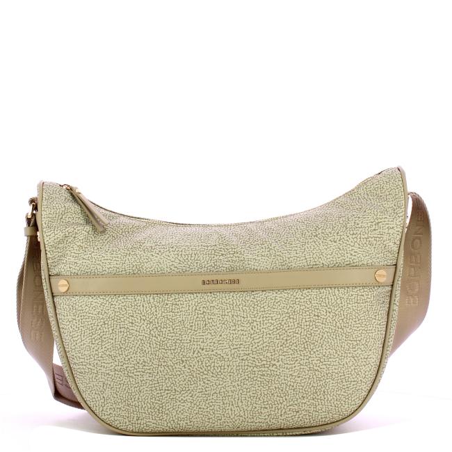 Borbonese Tracolla Luna Bag Medium Sabbia - 1