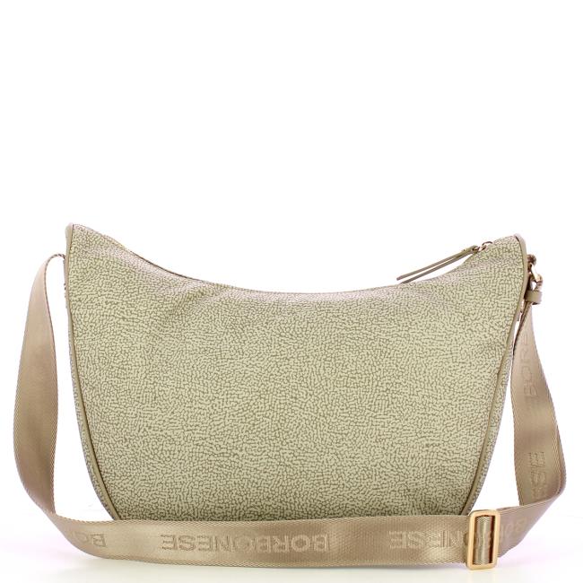 Borbonese Tracolla Luna Bag Medium Sabbia - 3