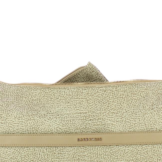 Borbonese Tracolla Luna Bag Medium Sabbia - 4