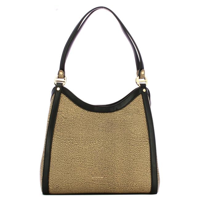 Borbonese Borsa Shopping OP Naturale Nero - 1
