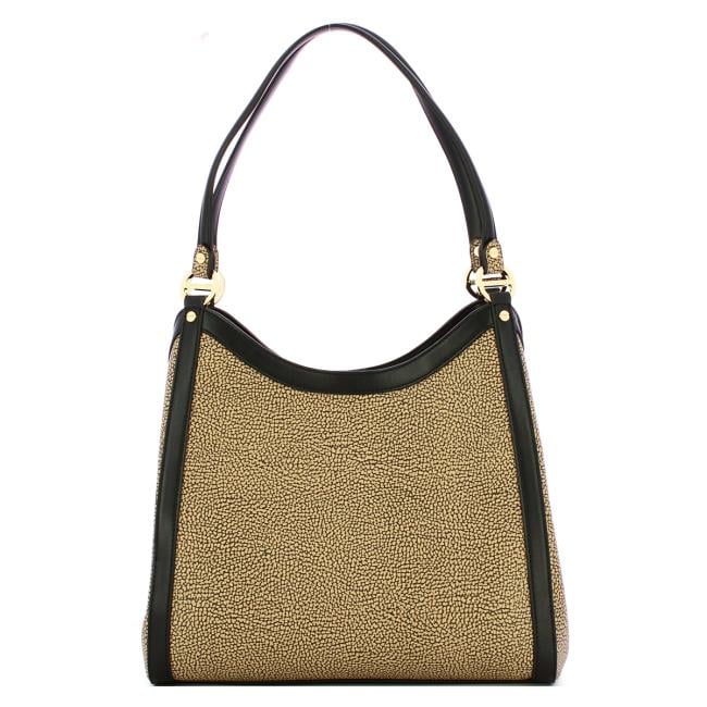 Borbonese Borsa Shopping OP Naturale Nero - 3