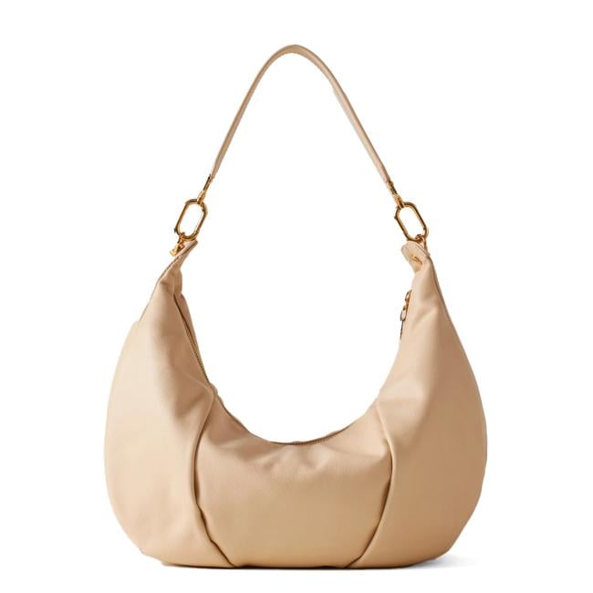 Borbonese Luna Bag in pelle Sabbia - 3