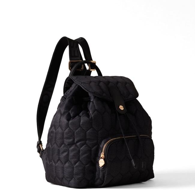 Borbonese Zaino Honey Medium Dark Black - 2