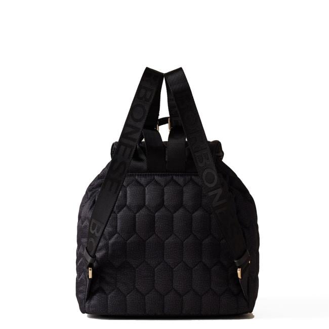 Borbonese Zaino Honey Medium Dark Black - 3