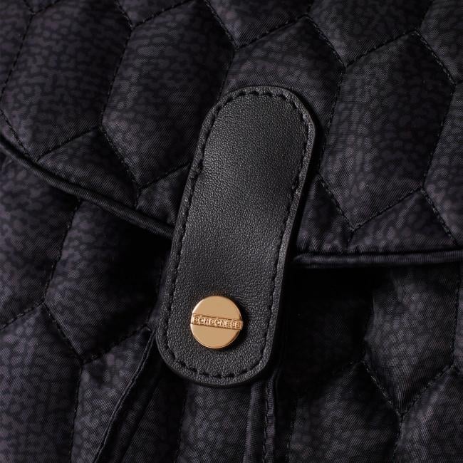 Borbonese Zaino Honey Medium Dark Black - 4