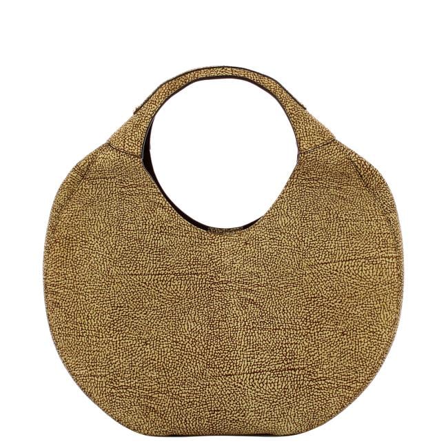 Borbonese Hobo Bag Full Moon Large OP Naturale - 1