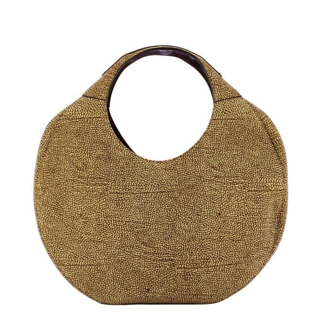 Borbonese Hobo Bag Full Moon Large OP Naturale - 3