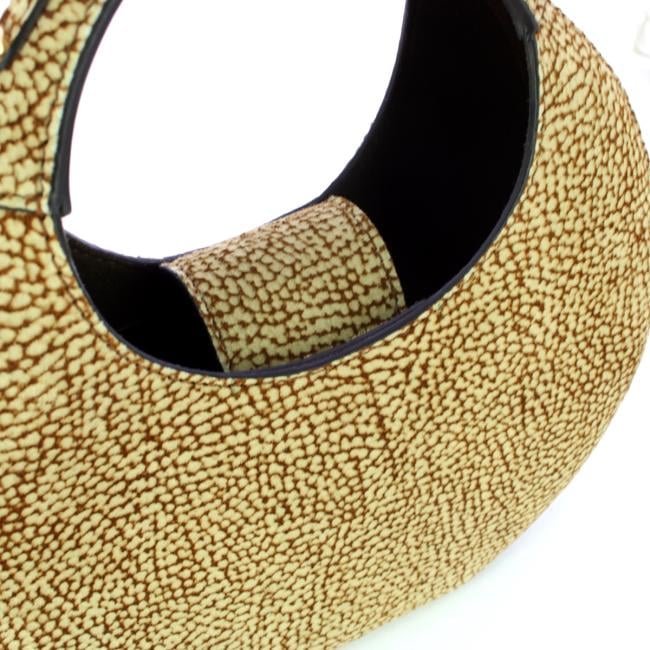 Borbonese Mini Hobo Bag Full Moon OP Naturale - 4