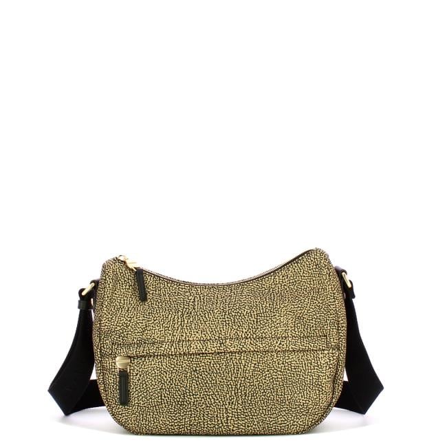 Borbonese Luna Small OP Naturale Nero - 1