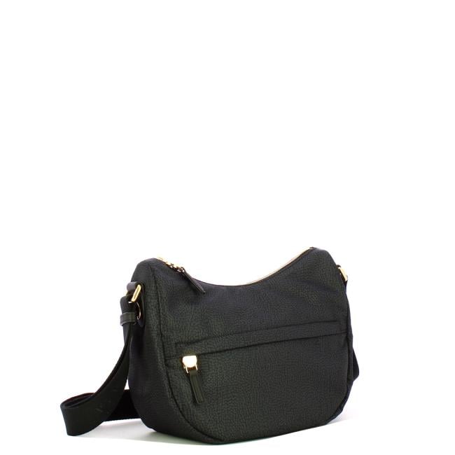Borbonese Luna Small Dark Black - 2