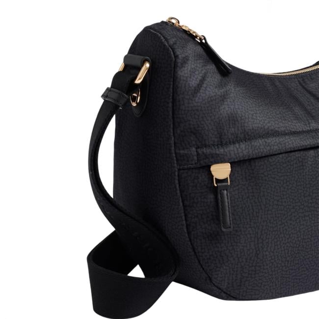 Borbonese Luna Middle Dark Black - 4