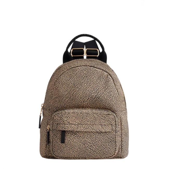 Borbonese Zaino Medium OP Naturale Nero - 1