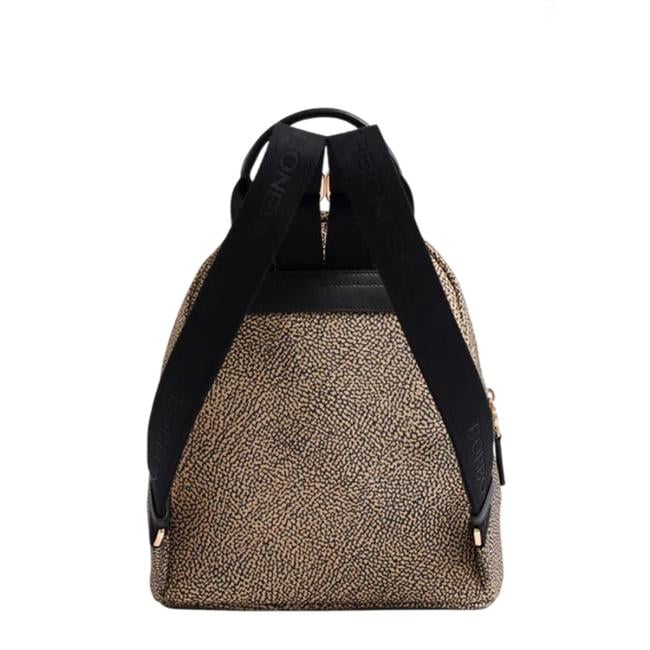 Borbonese Zaino Medium OP Naturale Nero - 3
