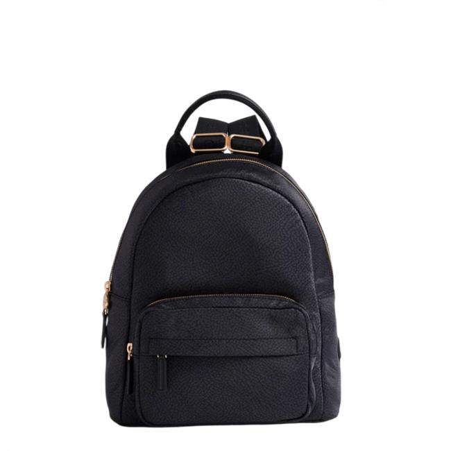 Borbonese Zaino Medium Dark Black - 1