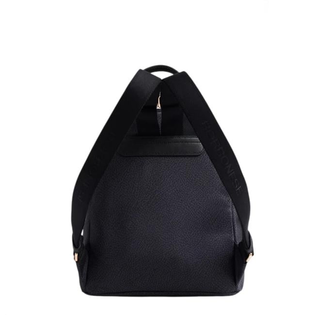 Borbonese Zaino Medium Dark Black - 3