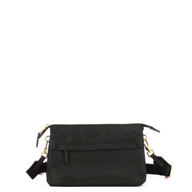 Borbonese Cross Over Small Dark Black - 1