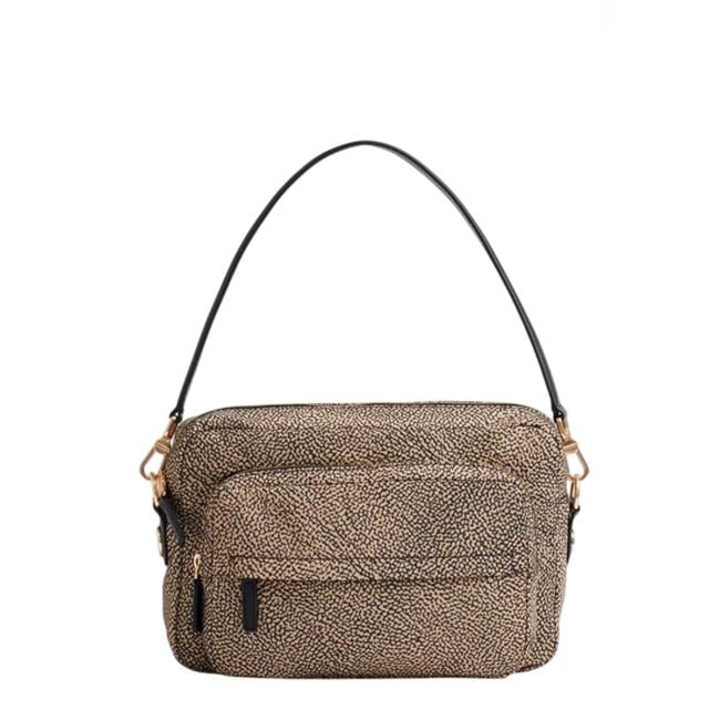 Borbonese Camera case Medium OP Naturale Nero - 1