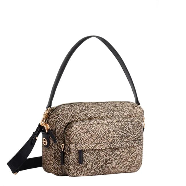 Borbonese Camera case Medium OP Naturale Nero - 2