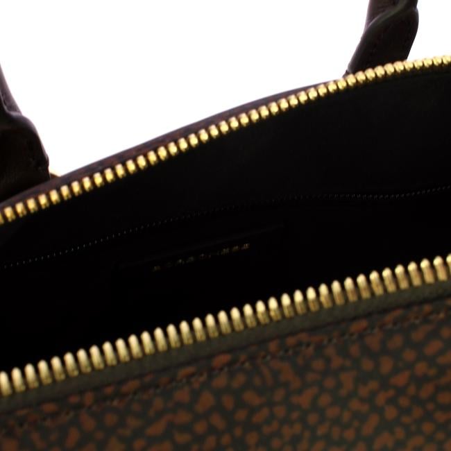Borbonese Bauletto Medium con tracolla Cioccolato - 5